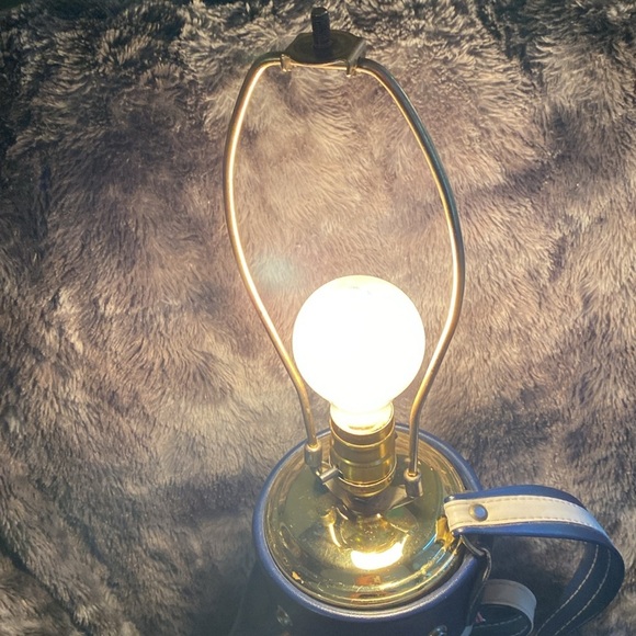 Vintage 1970's Red White Blue Golf Club Bag Table Lamp - Picture 13 of 16
